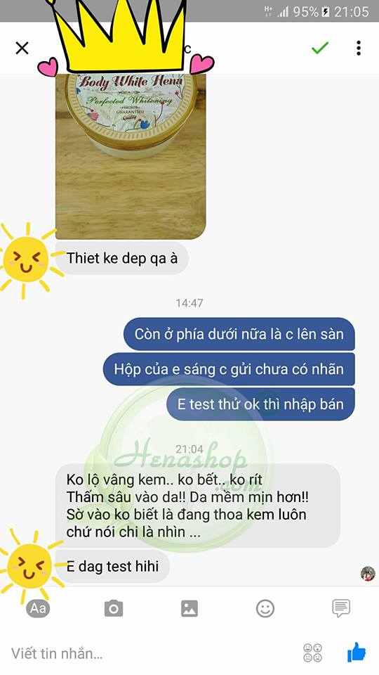 Kem thảo dược body 