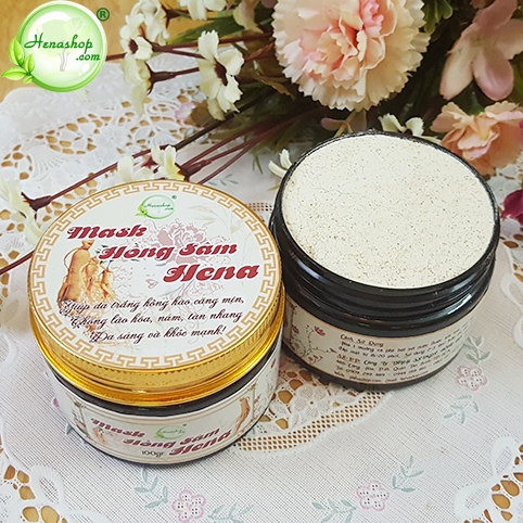 Mặt nạ hồng sâm - công dụng thực tế