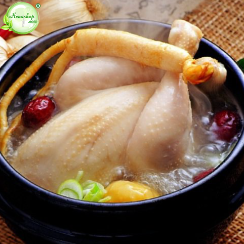 Gà hầm sâm Mặt